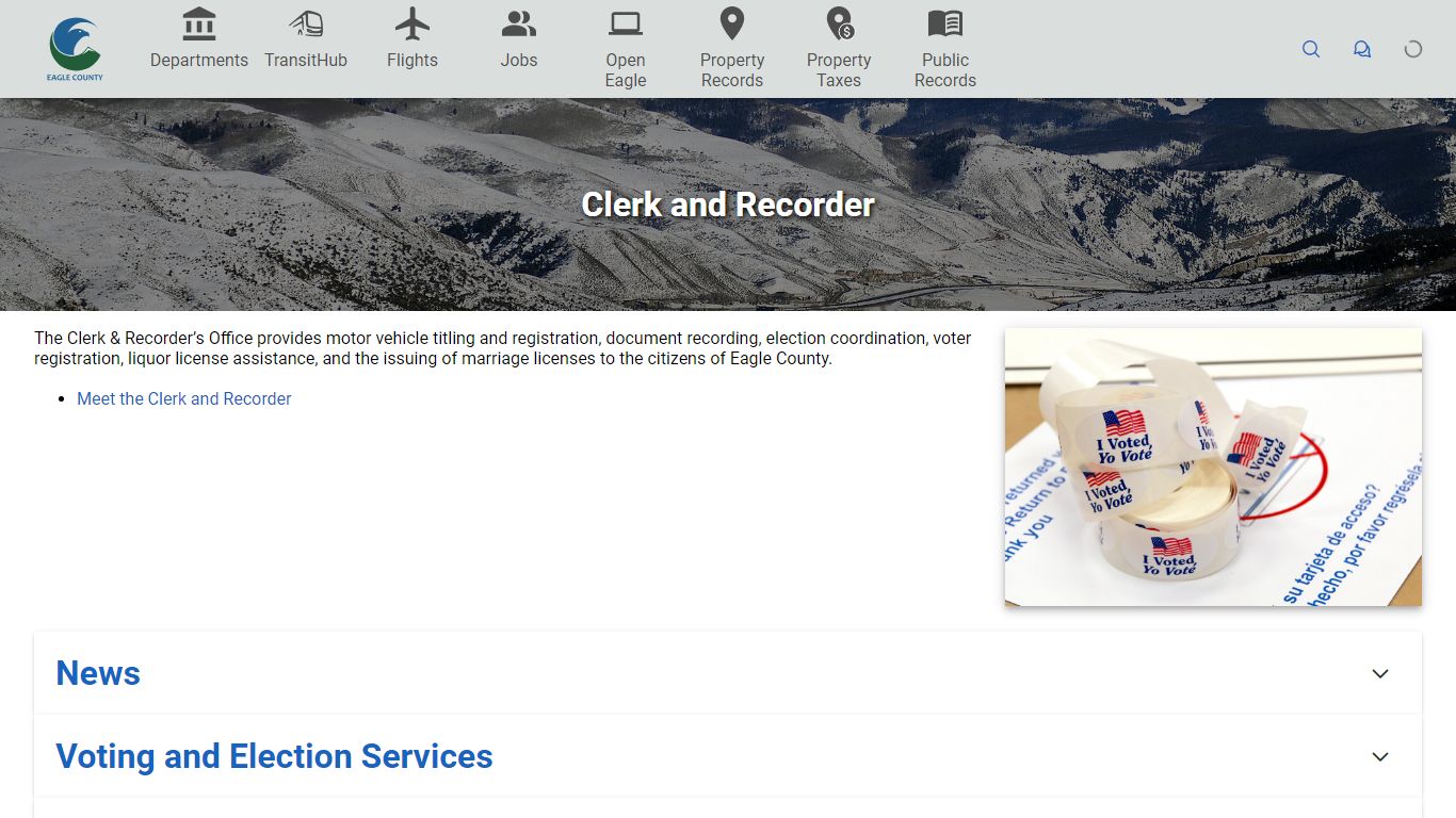 Clerk and Recorder - Eagle County